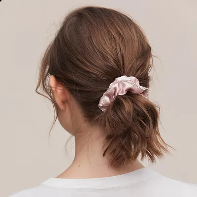 Ponytail hair accessories head flower