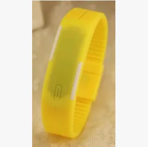 Waterproof LED Bracelet Watch Fashion Sports Watch White Light Touch Screen Electronic Student Watch