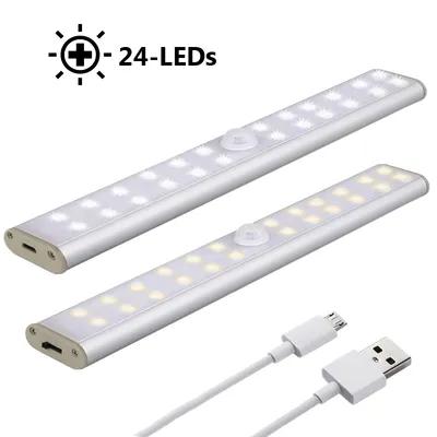ضوء مستشعر شحن USB بشري