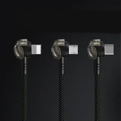 Three-stage data cable