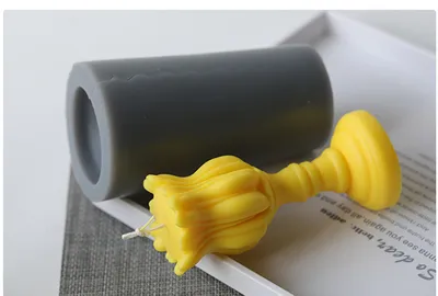 Tulip Candlestick candle mould