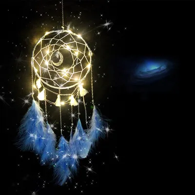 LED color light dream catcher