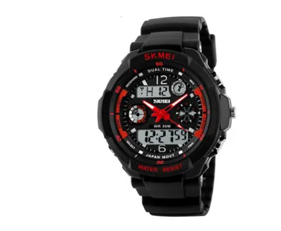 Watch double display outdoor mountaineering multi-function watch student table creative watch