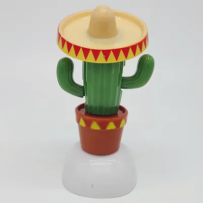 Solar head shaking doll car decoration