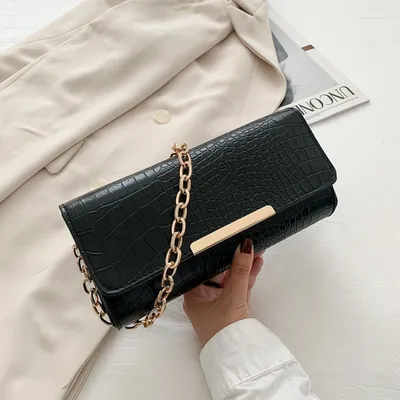 Fashion Simple Solid Color Single Shoulder Small Square Bag