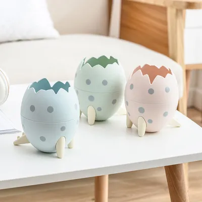 Desktop storage bucket flip type