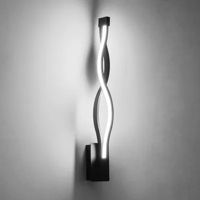 Wave Black White