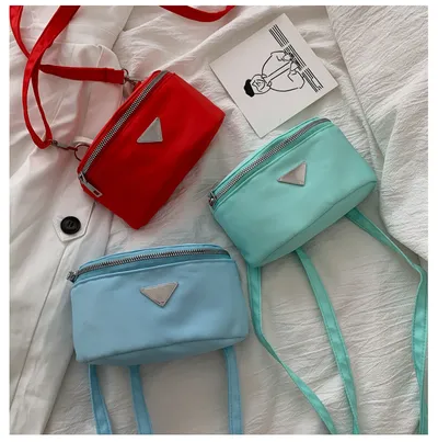 Casual Simple Zipper Canvas Shoulder Bag
