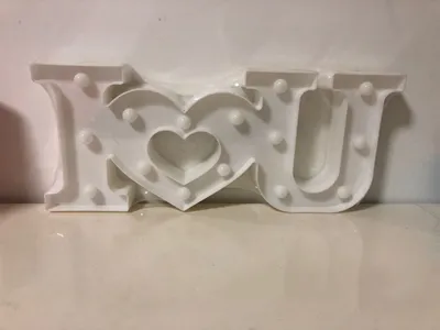 LOVEIOU Confession Modeling Lamp Creative Night Light