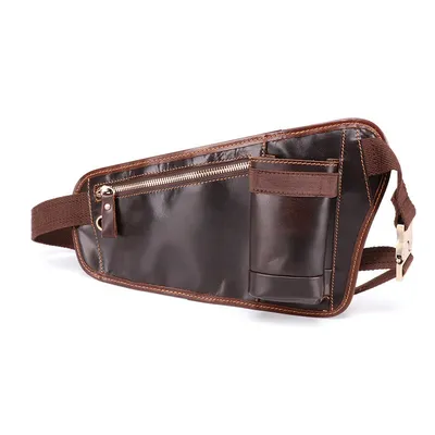 Men's Cowhide Multifunctional Shoulder Messenger Bag