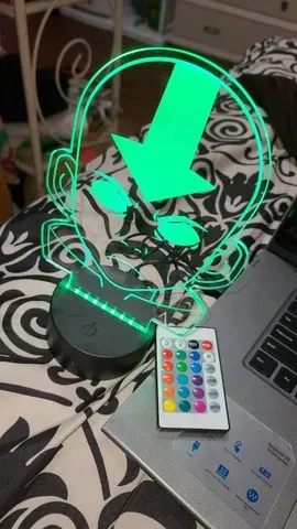 Acrylic Creative Night Light Customize Colorful Atmosphere LED Light