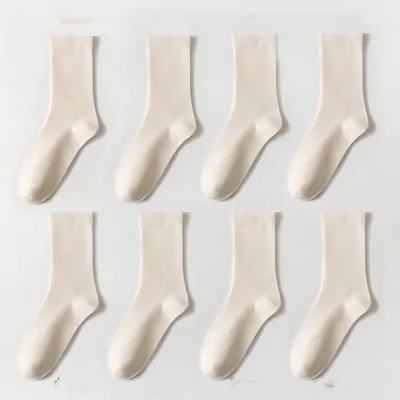 White Stocking Pile Women's Autumn And Winter