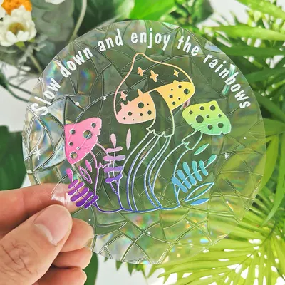 Electric Glass With PVC Non  Adhesive AntiCollision Window Stickers