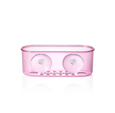 Multi-function kitchen storage box Kitchen and toilet storage box Strong and seamless suction cup drainable storage box