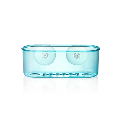 Multi-function kitchen storage box Kitchen and toilet storage box Strong and seamless suction cup drainable storage box