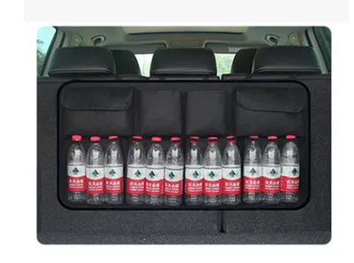 New multi-function car supplies net pocket storage hanging bag car storage bag storage bag large capacity creative box