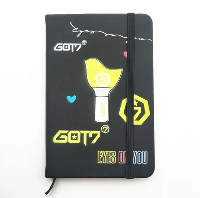 دفاتر ملاحظات GOT7 و TWICE من الجلد الصناعي، دفاتر جيب، أدوات مدرسية