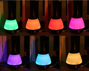 Popular Bluetooth Speaker Ultrasonic Atomization Aromatherapy Humidifier Colorful Night Light For Home Decoration