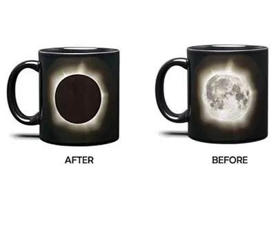 Color Changing Solar and Luna Eclip Coffee Mug