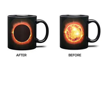 Color Changing Solar and Luna Eclip Coffee Mug