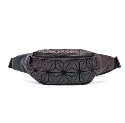 Fashion Waist Bags Women Waist Fanny Belt Light Bag Luxury Brand Geometry Waist Bag Chest Packs Mobile Phone Bag