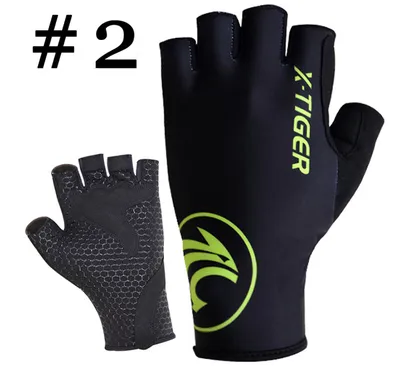 X-Tiger Women Anti-sweat Cycling Socks Finger Gloves Sports Bicycle Gloves Anti-slip Anti-shock Bicycle Glove 6 Colors