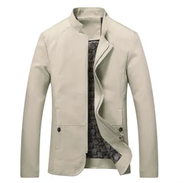 New stand collar cotton washed jacket men's jacket