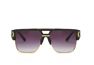 Men And Women Square Retro Colorful Reflective Sunglasses