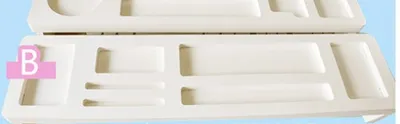 Creative office supplies desktop receptacle shelf multi-functional computer keyboard finishing shelf partition shelf wholesale