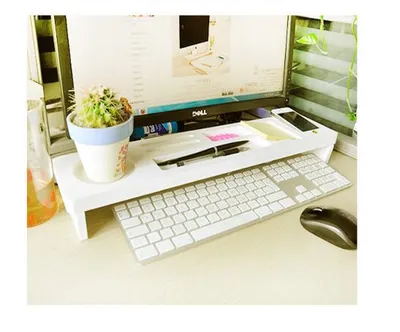Creative office supplies desktop receptacle shelf multi-functional computer keyboard finishing shelf partition shelf wholesale