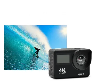 شاشة مزدوجة 4K HD مع كاميرا متحركة تعمل بالواي فاي
