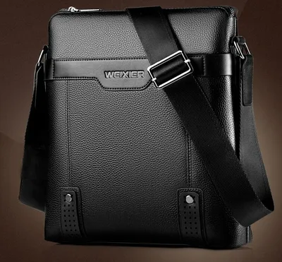 Fashion PU Leather Men Messenger Bags