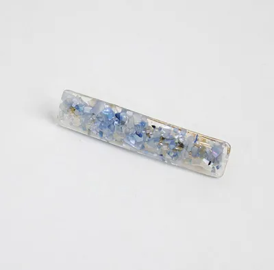 Japanese ins wind hairpin hair accessories magic color shell water droplets rectangular bangs word side clip hairpin hair accessories Korean version