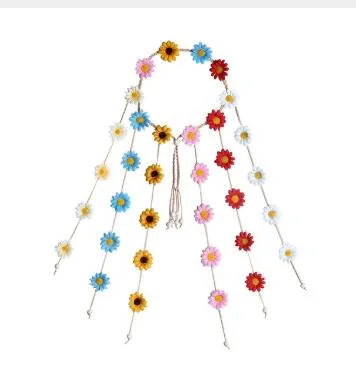 Headdress Garland Sun Flower Hair Band Flower Headband Bohemian Hair Ring Hair Accessories