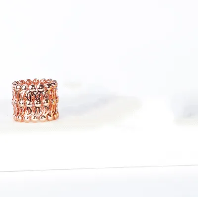 Three rose gold