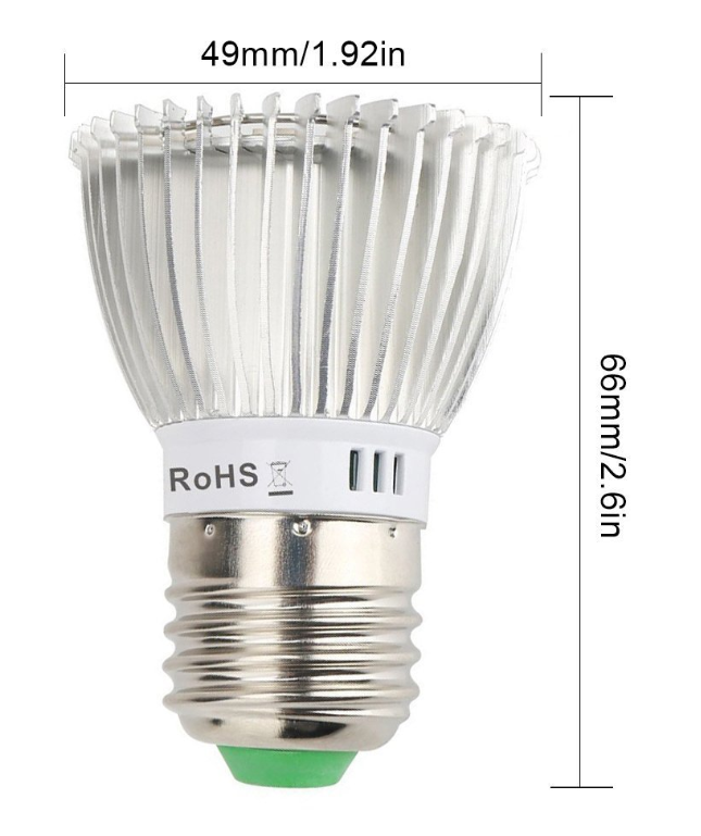 مصباح نمو LED، إضاءة داخلية