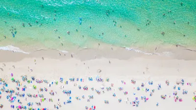 Summer beach tapestry