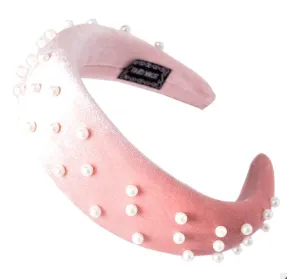 European Cross-Border Creative New Pearl Thickened Packed Spongewool Hair Hoop Wide Edge Hoop Chao