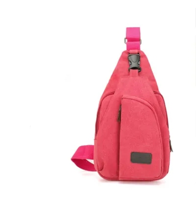 Men's chest, foreign trade, New Sports Leisure Canvas slanting bag, Korean version, single shoulder bag, men's backpack, men's bag.