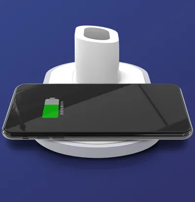 Multi-function three-in-one wireless charging New mobile phone watch three-in-one wireless charging