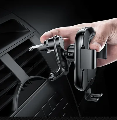 Smart car bracket wireless charging air outlet mobile charging sensor bracket