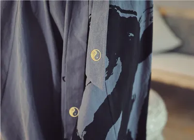 Chinese style nine-point pants