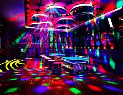 مراوح ليزر LED سحرية، مصباح عرض ليزر، معدات إضاءة مسرحية، بار، غرفة خاصة، مصباح كاريوكي، تأثير مزدوج في واحد