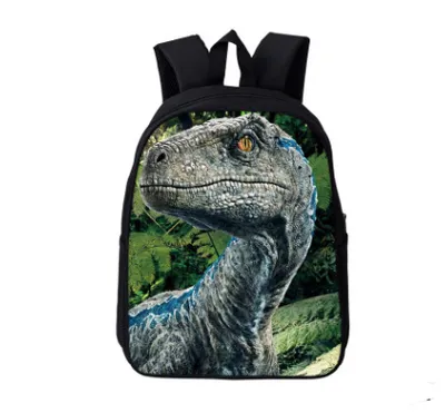 Jurassic dinosaur hot backpack primary and secondary school students wear-resistant burden reduction bag 3D printing a generation of factory direct sales