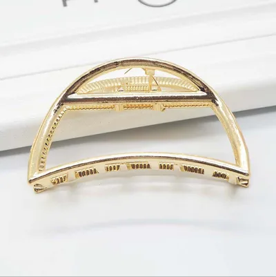 Minimalist wind metal clip hair clip