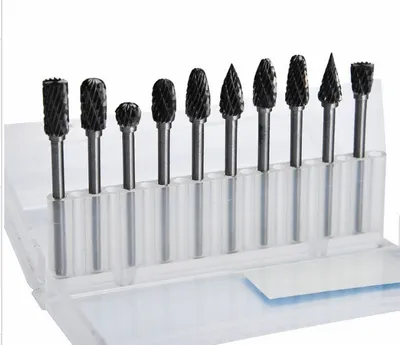 Steel Carbide Rotary Burr Set