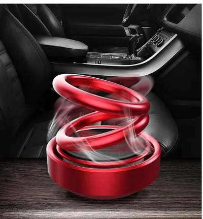 Solar Auto Rotation Car Air Freshener Perfume Seat