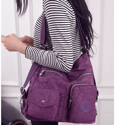 Luxury Handbags Women Bags Designer Waterproof Bylon Cloth Crossbody Bags For Women  Large Capacity Lady Shoulder Bag Tote
