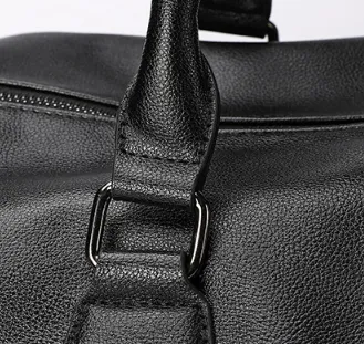 Leather gym bag