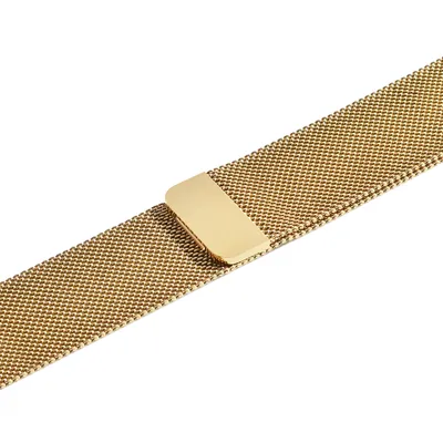 Metal mesh magnetic watch strap